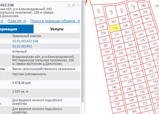 Продажа участка, 15 сот., деревня Данилково (Лизуновский сельский округ), Заречная улица