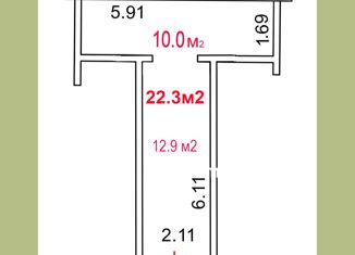 Аренда гаража, 22.3 м2, Москва, Рублёвское шоссе, 70к5