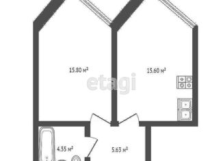 Продажа 1-ком. квартиры, 40.9 м2, Москва, улица Сокольнический Вал, 3, район Сокольники