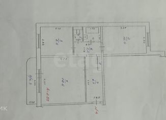 Продам 2-комнатную квартиру, 53.9 м2, посёлок городского типа Пойковский, 4-й микрорайон, 3