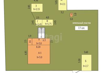 Продается дом, 44.5 м2, село Генеральское, Клубная улица, 9