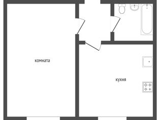Продам 1-комнатную квартиру, 29.8 м2, Курганская область, улица Некрасова, 30