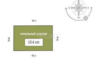 Продажа участка, 10.4 сот., городское поселение Емельяново