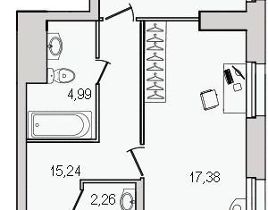 Продам трехкомнатную квартиру, 94.6 м2, Санкт-Петербург, улица Руднева, 18, ЖК Шекспир