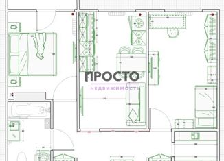 Продается 2-комнатная квартира, 55 м2, Владимир, Северная улица, 2Б, ЖК Молодёжный