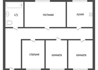 Продаю четырехкомнатную квартиру, 76 м2, Курганская область, улица Черняховского, 6
