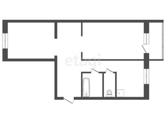 Продается 2-ком. квартира, 43.9 м2, Красноярский край, улица Воронова, 15А