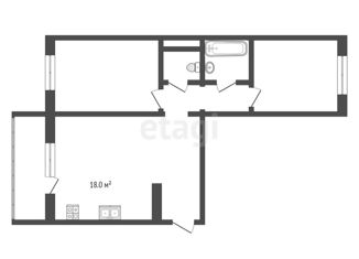 Продается 3-ком. квартира, 58 м2, Челябинск, Телевизионная улица, 14Б, ЖК ЭвоПарк