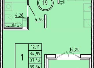 1-ком. квартира на продажу, 34.99 м2, Санкт-Петербург, Образцовая улица, 6к1