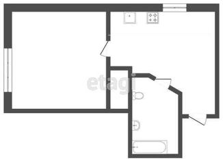 Продаю 1-комнатную квартиру, 25.5 м2, Тюмень, Тальниковая улица, 7, ЖК Дебют