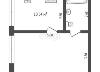 Продается 1-ком. квартира, 33.6 м2, поселок Камышловский, улица Ленина, 6