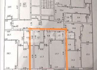 1-комнатная квартира на продажу, 42 м2, Владимир, Всесвятская улица, 12, ЖК Гвардейский 2.0