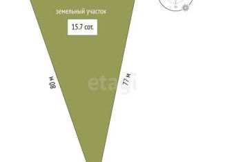 Земельный участок на продажу, 15.7 сот., село Нижняя Тавда, улица Бориса Щербины