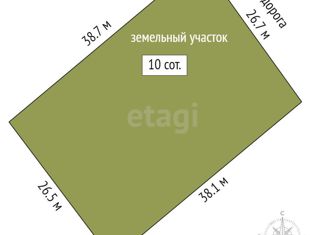 Участок на продажу, 10 сот., село Белоглинка