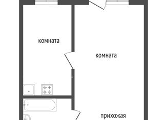 Продам двухкомнатную квартиру, 49 м2, Красноярск, Кировский район, Вузовский переулок, 18