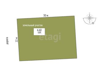 Продажа участка, 6.6 сот., Верхореченское сельское поселение