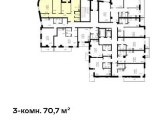 Продается 3-комнатная квартира, 70.7 м2, Якутск, проспект Михаила Николаева, 19Г, Автодорожный округ