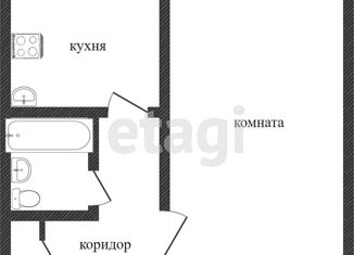 1-ком. квартира на продажу, 39 м2, Тюменская область, улица Зверева, 45