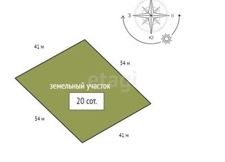 Продаю участок, 20 сот., Красноярск, Центральный район, улица Петра Подзолкова, 3