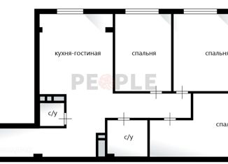 3-комнатная квартира на продажу, 141 м2, Москва, Большая Садовая улица, 5к1, ЖК Сады Пекина