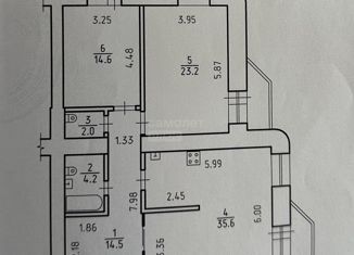 Продам 3-ком. квартиру, 94.1 м2, Удмуртия, улица Ворошилова, 125