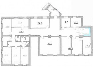 Сдаю офис, 364 м2, Москва, Лялин переулок, 9с3, Лялин переулок