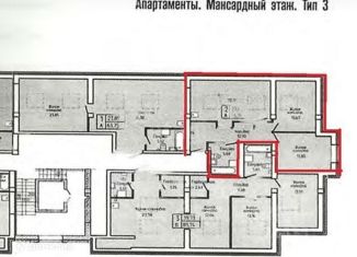 3-комнатная квартира на продажу, 66.1 м2, поселение Филимонковское, Жемчужная улица, 1к2
