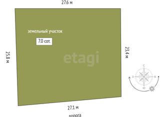 Продается земельный участок, 7 сот., село Ембаево