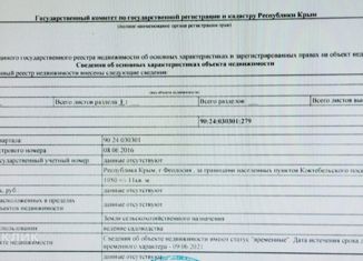 Продажа земельного участка, 10 сот., городской округ Феодосия