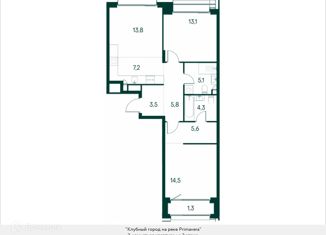 Продажа 2-ком. квартиры, 74.2 м2, Москва, ЖК Холланд Парк, жилой комплекс Холланд Парк, 11