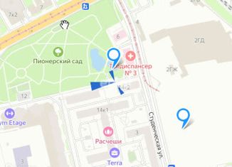Продаю 2-ком. квартиру, 61.7 м2, Санкт-Петербург, Студенческая улица, 14к2, Студенческая улица