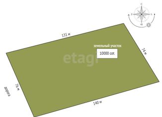 Участок на продажу, 100 сот., деревня Бурмакина