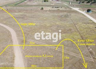 Земельный участок на продажу, 5.16 сот., посёлок Кача, улица Евграфа Рыжова, 10