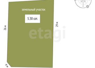 Продажа участка, 5.4 сот., садовые участки