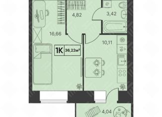 Продажа 1-ком. квартиры, 36.22 м2, Северодвинск, улица Карла Маркса, 70