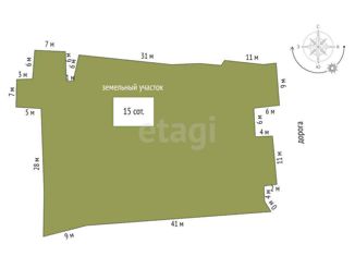 Продажа дома, 39.5 м2, село Осинцевское, Школьная улица