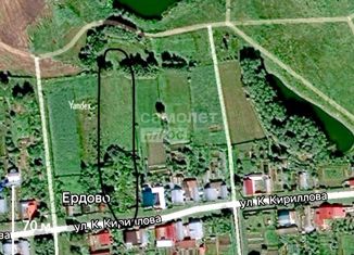 Продажа земельного участка, 33.57 сот., деревня Ердово, улица К. Кириллова, 111А