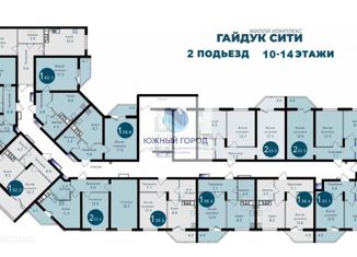 Однокомнатная квартира на продажу, 47.3 м2, село Гайдук, улица Труда, 8