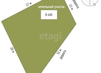 Продам земельный участок, 6 сот., Мазанское сельское поселение