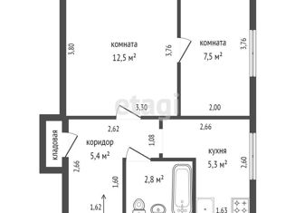 Продам двухкомнатную квартиру, 48 м2, Екатеринбург, Педагогическая улица, 2, Педагогическая улица