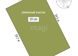 Продам земельный участок, 10 сот., деревня Малиновка, Центральный переулок