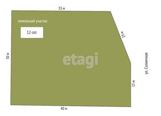 Продаю земельный участок, 12 сот., село Клиновка, Солнечная улица