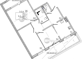 Продается трехкомнатная квартира, 89 м2, Санкт-Петербург, Белоостровская улица, 28, метро Пионерская