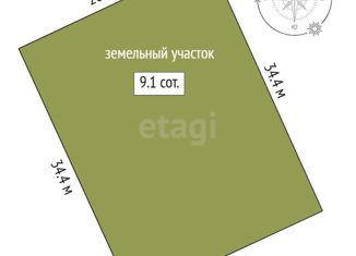 Продаю участок, 9.13 сот., СНТ Горошинка-3