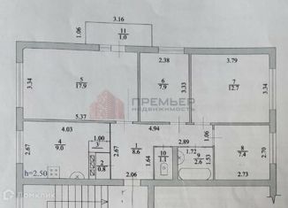 Четырехкомнатная квартира на продажу, 68.5 м2, Краснослободск, микрорайон Опытной станции ВИР, 11