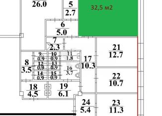 Сдам офис, 32.5 м2, Находка, Находкинский проспект, 36