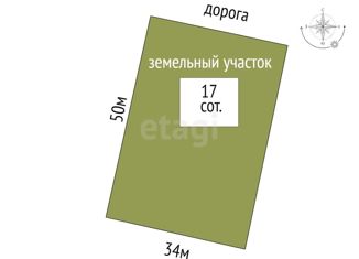 Продам участок, 17 сот., деревня Головина, Садовая улица