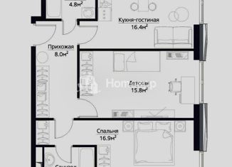 Продается квартира студия, 69 м2, Москва, Волгоградский проспект, 32/3к7, станция Угрешская