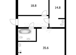 Продам 3-ком. квартиру, 84.9 м2, Новосибирск, улица Блюхера, 28, улица Блюхера