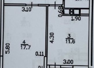 Продаю однокомнатную квартиру, 42.7 м2, Ростов-на-Дону, улица Шеболдаева, 95с2, ЖК Первый